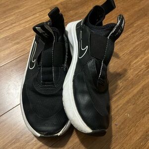 Nike Kids Black and White Slip-On Sneakers